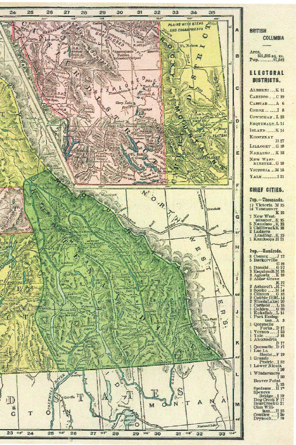 Kootenays -Electoral District. 