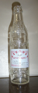The Gassosa Bottle, courtesy of Trail Museum. 